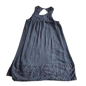 abercrombie kids Small Size 10 Lace Boho Flowy Blue Dress